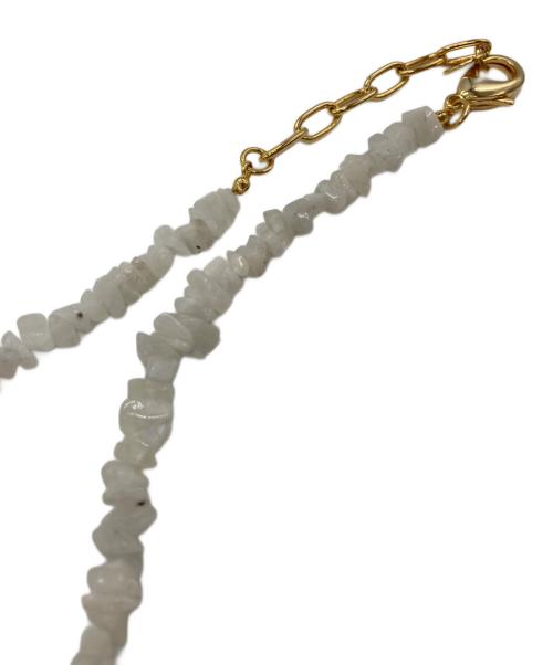 MURRAL（ミューラル）MURRAL (ミューラル) Ordinary necklace (Moonstone) ホワイトの古着・服飾アイテム