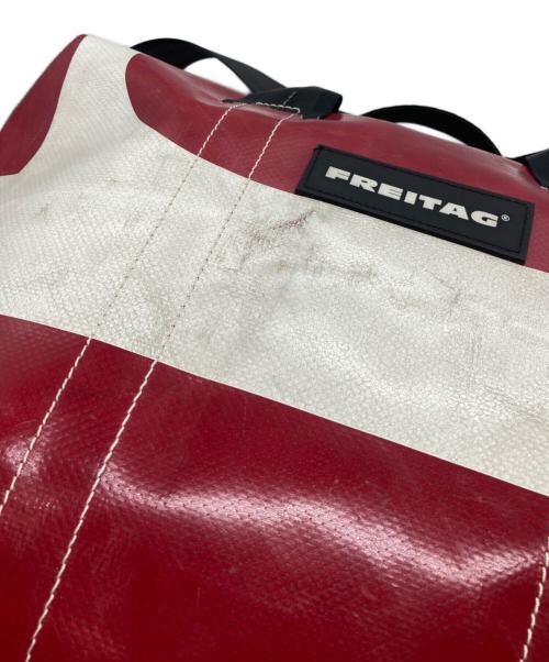 FREITAG（フライターグ）FREITAG (フライターグ) 【廃盤モデル】 BEN 2WAY ショルダーバッグ ホワイト×レッドの古着・服飾アイテム