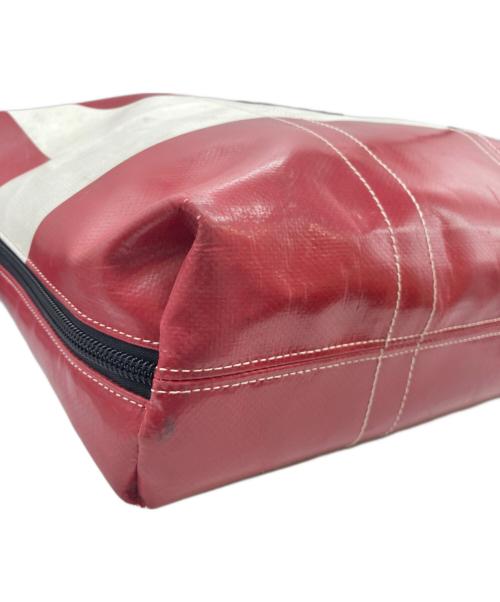 FREITAG（フライターグ）FREITAG (フライターグ) 【廃盤モデル】 BEN 2WAY ショルダーバッグ ホワイト×レッドの古着・服飾アイテム