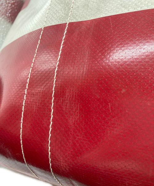 FREITAG（フライターグ）FREITAG (フライターグ) 【廃盤モデル】 BEN 2WAY ショルダーバッグ ホワイト×レッドの古着・服飾アイテム