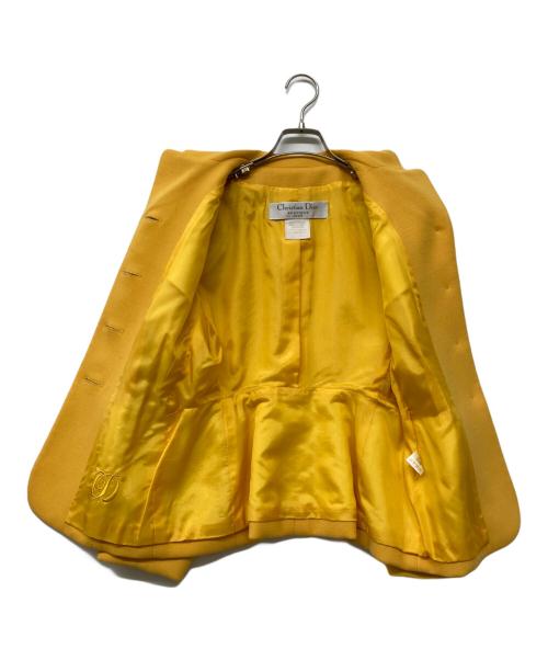 Christian Dior（クリスチャン ディオール）Christian Dior (クリスチャン ディオール) テーラードジャケット イエロー サイズ:40の古着・服飾アイテム