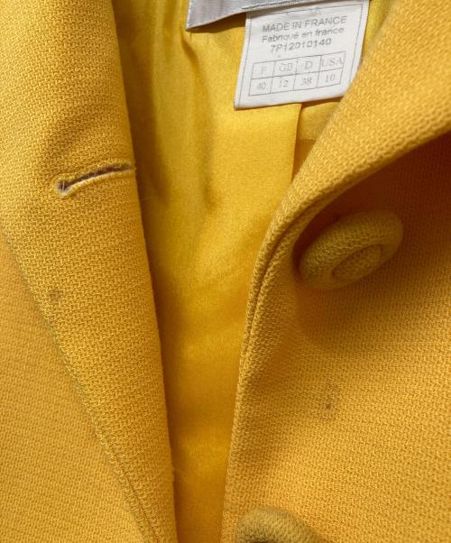 Christian Dior（クリスチャン ディオール）Christian Dior (クリスチャン ディオール) テーラードジャケット イエロー サイズ:40の古着・服飾アイテム