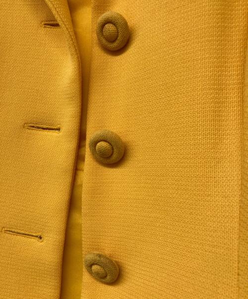 Christian Dior（クリスチャン ディオール）Christian Dior (クリスチャン ディオール) テーラードジャケット イエロー サイズ:40の古着・服飾アイテム