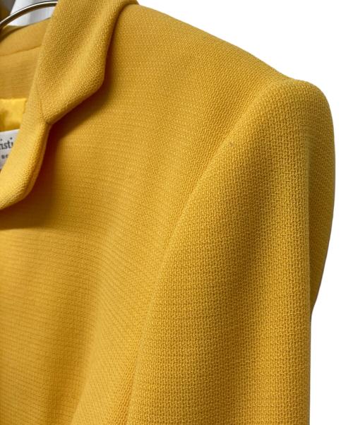 Christian Dior（クリスチャン ディオール）Christian Dior (クリスチャン ディオール) テーラードジャケット イエロー サイズ:40の古着・服飾アイテム