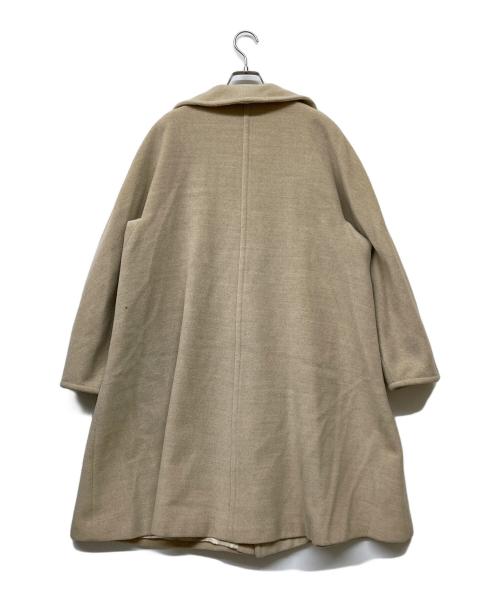 MaxMara（マックスマーラ）MaxMara (マックスマーラ) カシミヤブレンドバージンウールコート ブラウン サイズ:FREEの古着・服飾アイテム