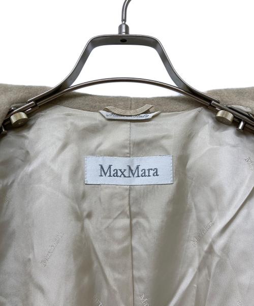 MaxMara（マックスマーラ）MaxMara (マックスマーラ) カシミヤブレンドバージンウールコート ブラウン サイズ:FREEの古着・服飾アイテム