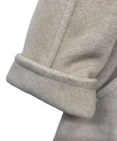 MaxMara（マックスマーラ）MaxMara (マックスマーラ) カシミヤブレンドバージンウールコート ブラウン サイズ:FREEの古着・服飾アイテム