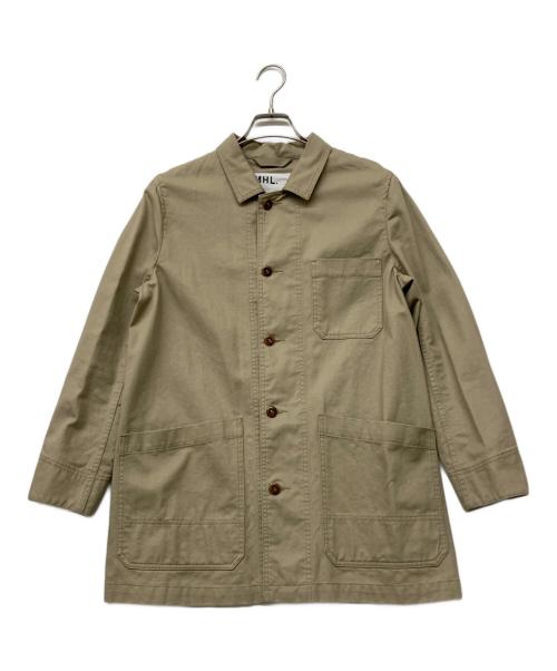 MHL（マーガレットハウエル）MHL (マーガレットハウエル) JAPANESE COTTON LINEN DRILL(ジャパニーズ コットン リネン ドリル) ベージュ サイズ:SIZE2の古着・服飾アイテム
