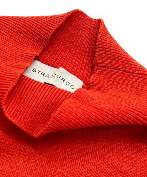 STRASBURGO（ストラスブルゴ）STRASBURGO (ストラスブルゴ) ハイネックニット レッド サイズ:SIZE 40の古着・服飾アイテム