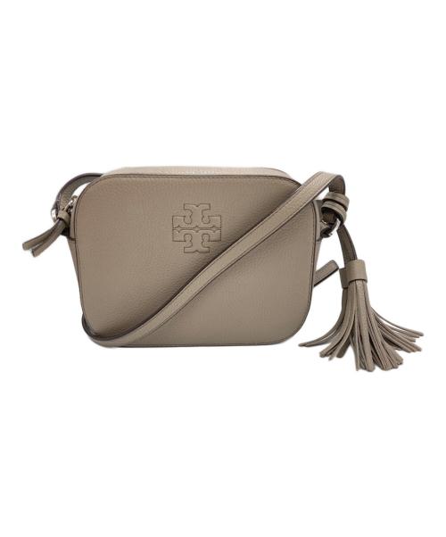 TORY BURCH（トリーバーチ）TORY BURCH (トリーバーチ) タッセルフリンジショルダーバッグ グレーの古着・服飾アイテム