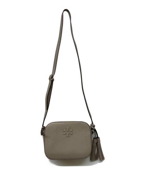 TORY BURCH（トリーバーチ）TORY BURCH (トリーバーチ) タッセルフリンジショルダーバッグ グレーの古着・服飾アイテム
