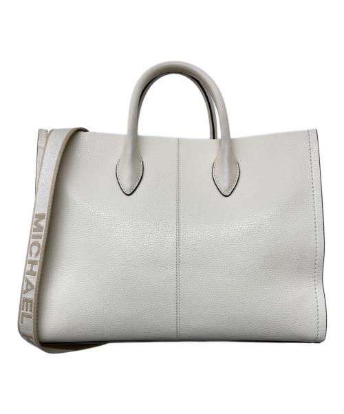 MICHAEL KORS（マイケル・コース）MICHAEL KORS (マイケル・コース) ミレラ ミディアム ペブルドレザー アイボリーの古着・服飾アイテム