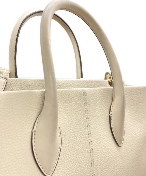 MICHAEL KORS（マイケル・コース）MICHAEL KORS (マイケル・コース) ミレラ ミディアム ペブルドレザー アイボリーの古着・服飾アイテム