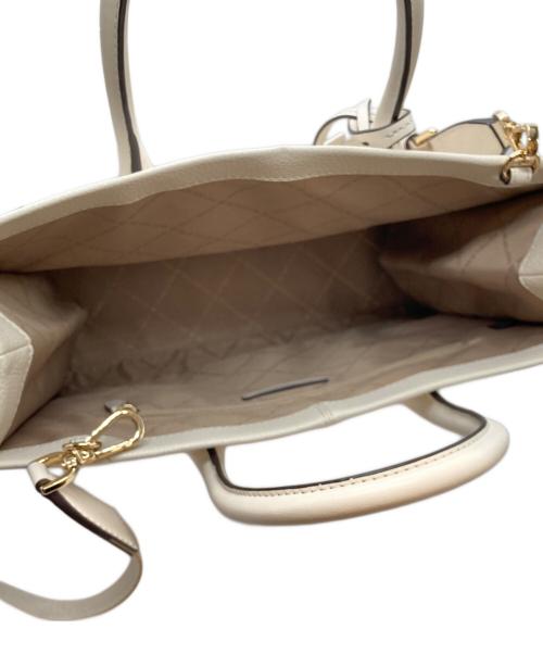 MICHAEL KORS（マイケル・コース）MICHAEL KORS (マイケル・コース) ミレラ ミディアム ペブルドレザー アイボリーの古着・服飾アイテム