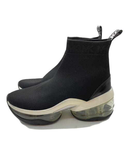 MICHAEL KORS（マイケル・コース）MICHAEL KORS (マイケル・コース) Olympia bootie(オリンピア・ブーティー) ブラック サイズ:８Mの古着・服飾アイテム