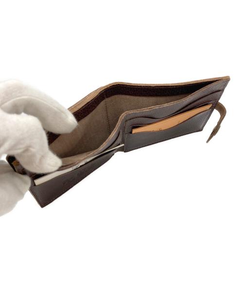 IL BISONTE（イル ビゾンテ）IL BISONTE (イル ビゾンテ) 2つ折り財布 ブラウンの古着・服飾アイテム