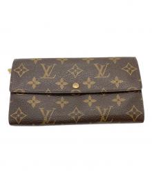 LOUIS VUITTON（ルイ ヴィトン）の古着「モノグラム ポルトフォイユ サラ」｜ブラウン