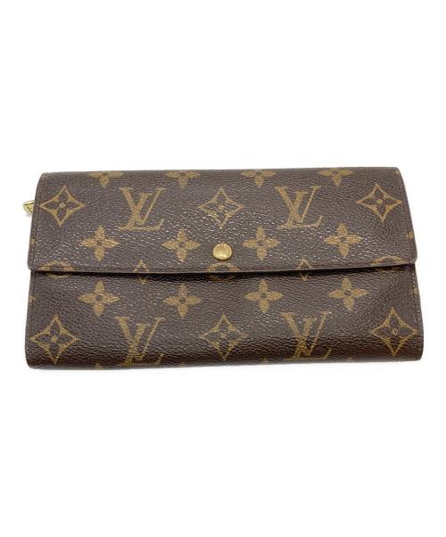 LOUIS VUITTON（ルイ ヴィトン）LOUIS VUITTON (ルイ ヴィトン) モノグラム ポルトフォイユ サラ ブラウンの古着・服飾アイテム