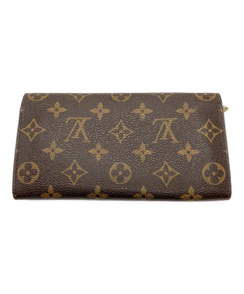 LOUIS VUITTON（ルイ ヴィトン）LOUIS VUITTON (ルイ ヴィトン) モノグラム ポルトフォイユ サラ ブラウンの古着・服飾アイテム