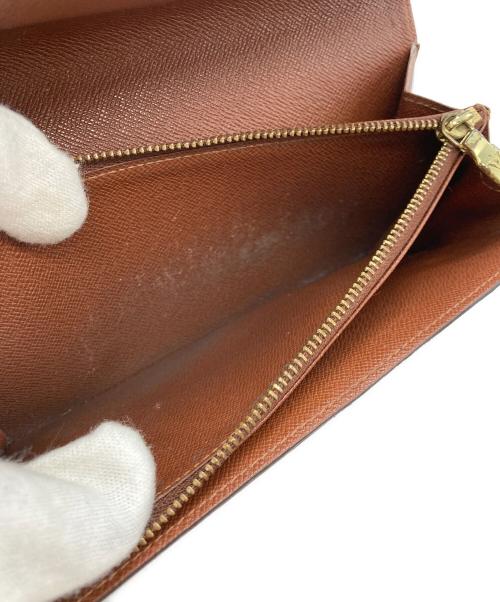 LOUIS VUITTON（ルイ ヴィトン）LOUIS VUITTON (ルイ ヴィトン) モノグラム ポルトフォイユ サラ ブラウンの古着・服飾アイテム