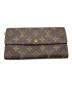LOUIS VUITTON（ルイ ヴィトン）の古着「モノグラム ポルトフォイユ サラ」｜ブラウン