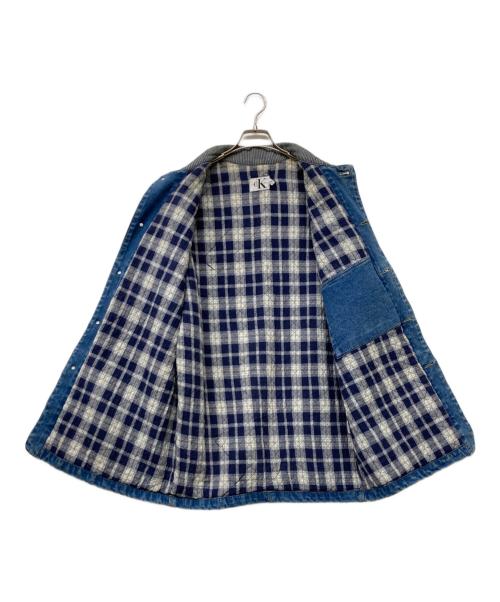 Calvin Klein Jeans（カルバンクラインジーンズ）Calvin Klein Jeans (カルバンクラインジーンズ) デニムカバーオール インディゴ サイズ:Ｓの古着・服飾アイテム