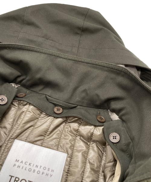 MACKINTOSH PHILOSOPHY（マッキントッシュ フィロソフィー）MACKINTOSH PHILOSOPHY (マッキントッシュ フィロソフィー) ライナー付フーデッドジャケット オリーブ サイズ:40の古着・服飾アイテム