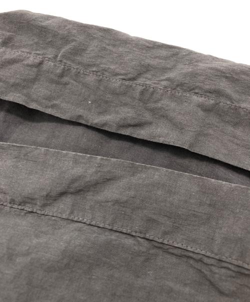 nest Robe（ネストローブ）nest Robe (ネストローブ) コットンリネンクロップドワイドパンツ グレー サイズ:Fの古着・服飾アイテム