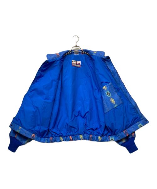 Walls（ウォールズ）Walls (ウォールズ) 80-90s ヴィンテージネイティブ柄ジャケット ブルー サイズ:XLの古着・服飾アイテム