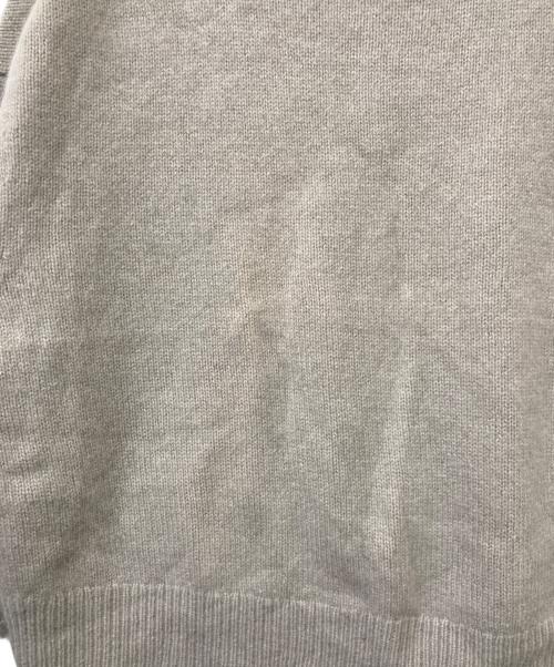 Noble（ノーブル）Noble (ノーブル) 24AW YAK/ヤク ワイドVネックニット ベージュ サイズ:FREEの古着・服飾アイテム