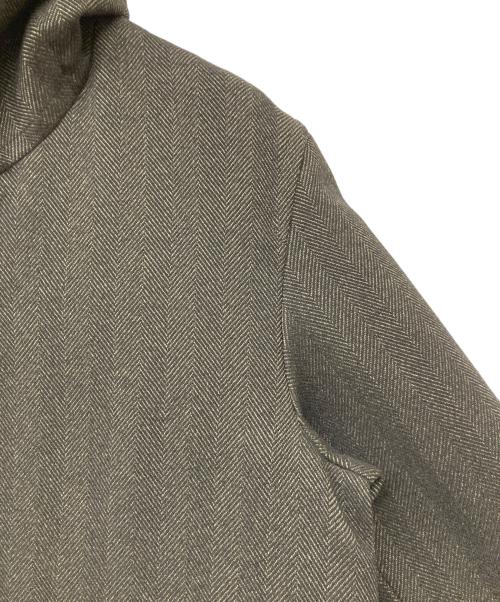 green label relaxing（グリーンレーベルリラクシング）green label relaxing (グリーンレーベルリラクシング) CM K テックツイード フード コート ブラウン サイズ:SIZELの古着・服飾アイテム