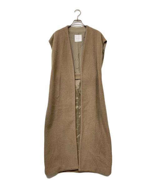 ESTNATION（エストネーション）ESTNATION (エストネーション) シャギージャージージレ ブラウン サイズ:size36の古着・服飾アイテム