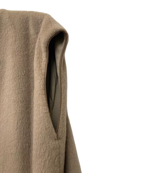 ESTNATION（エストネーション）ESTNATION (エストネーション) シャギージャージージレ ブラウン サイズ:size36の古着・服飾アイテム