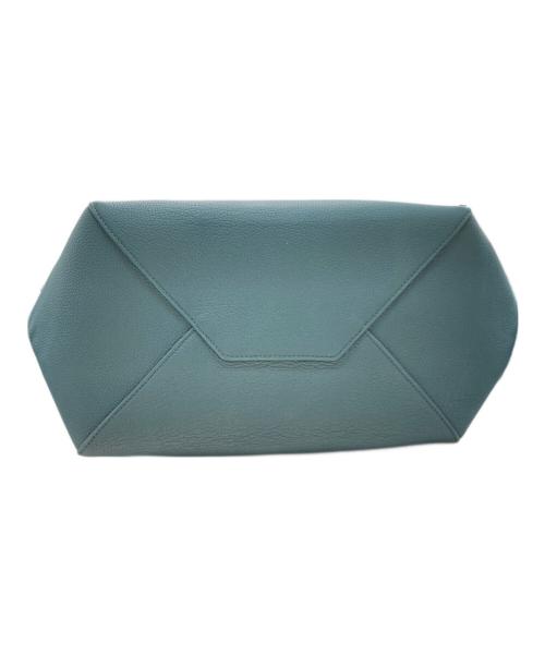 CELINE（セリーヌ）CELINE (セリーヌ) カバファントム スモールレザートートバッグ ブルーの古着・服飾アイテム