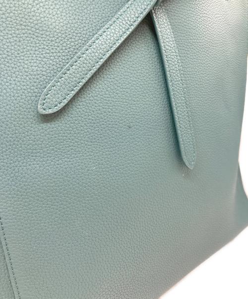 CELINE（セリーヌ）CELINE (セリーヌ) カバファントム スモールレザートートバッグ ブルーの古着・服飾アイテム