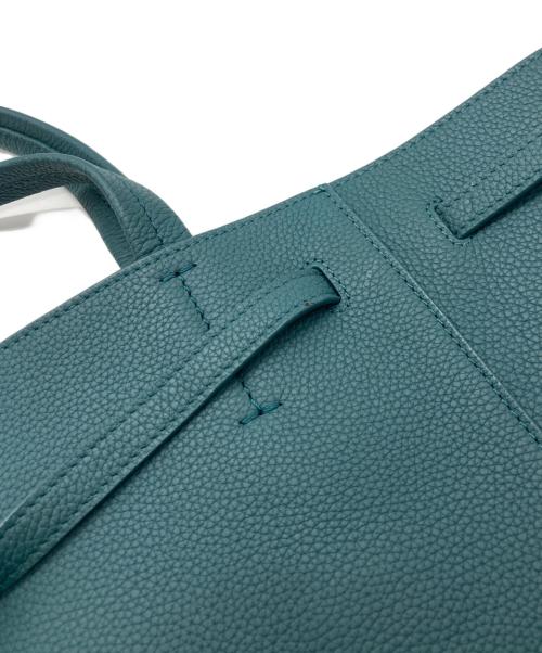 CELINE（セリーヌ）CELINE (セリーヌ) カバファントム スモールレザートートバッグ ブルーの古着・服飾アイテム