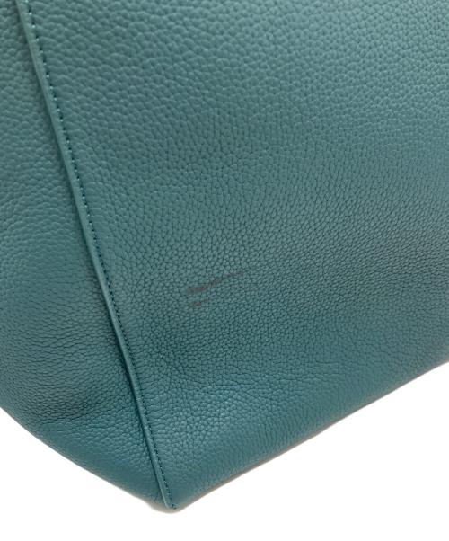 CELINE（セリーヌ）CELINE (セリーヌ) カバファントム スモールレザートートバッグ ブルーの古着・服飾アイテム