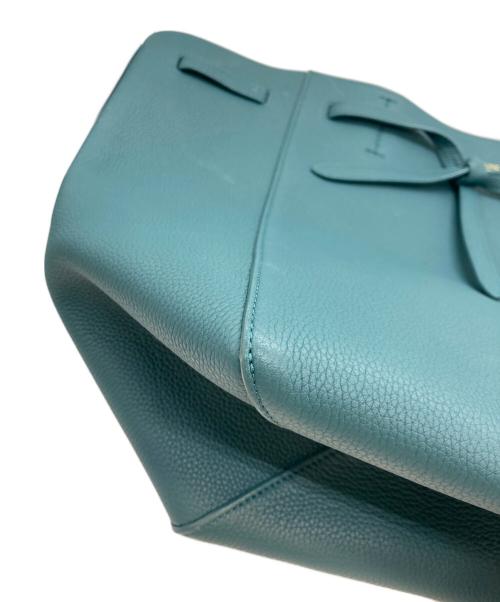 CELINE（セリーヌ）CELINE (セリーヌ) カバファントム スモールレザートートバッグ ブルーの古着・服飾アイテム