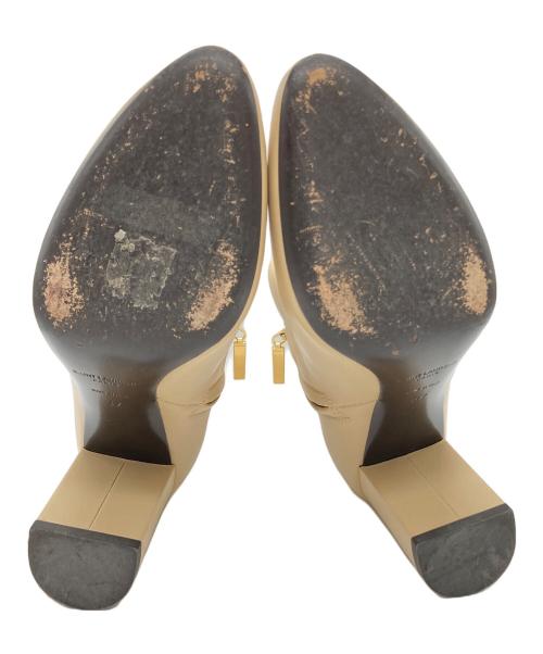Saint Laurent Paris（サンローランパリ）Saint Laurent Paris (サンローランパリ) サイドジップブーツ ベージュ サイズ:SIZE 37の古着・服飾アイテム