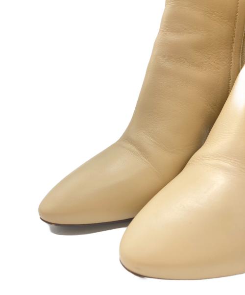 Saint Laurent Paris（サンローランパリ）Saint Laurent Paris (サンローランパリ) サイドジップブーツ ベージュ サイズ:SIZE 37の古着・服飾アイテム