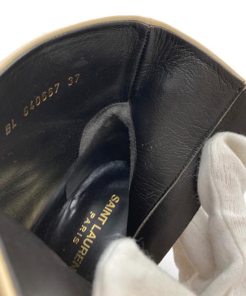 Saint Laurent Paris（サンローランパリ）Saint Laurent Paris (サンローランパリ) サイドジップブーツ ベージュ サイズ:SIZE 37の古着・服飾アイテム