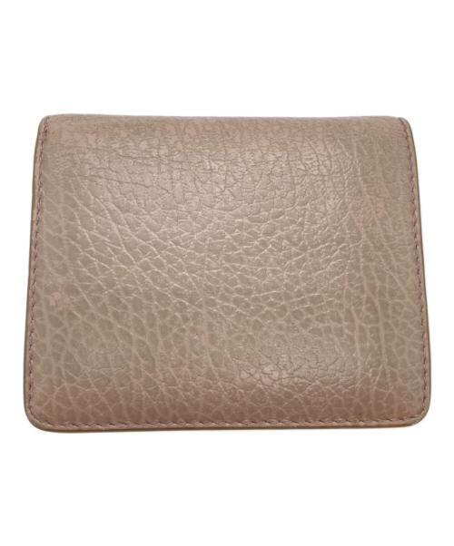 Maison Margiela（メゾンマルジェラ）Maison Margiela (メゾンマルジェラ) 四つタグ2つ折り財布 グレーの古着・服飾アイテム