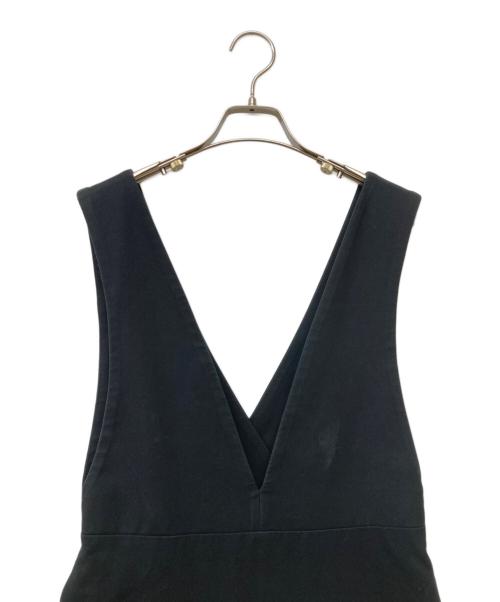 ADORE（アドーア）ADORE (アドーア) ダブルクロスコットンワンピース ブラック サイズ:36の古着・服飾アイテム