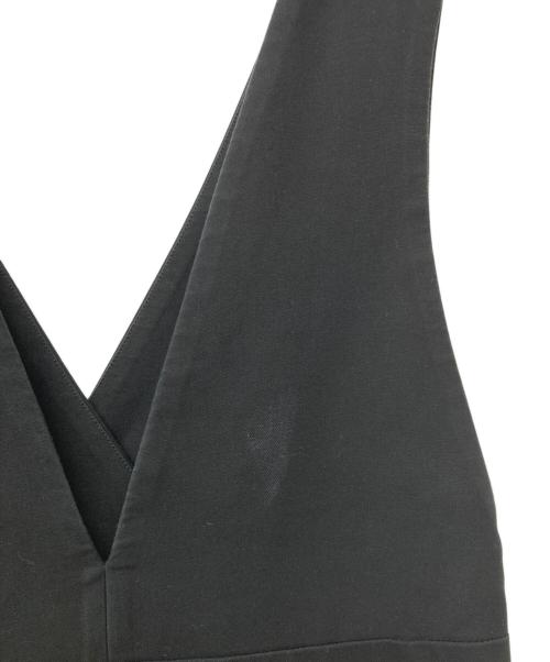 ADORE（アドーア）ADORE (アドーア) ダブルクロスコットンワンピース ブラック サイズ:36の古着・服飾アイテム