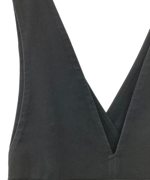 ADORE（アドーア）ADORE (アドーア) ダブルクロスコットンワンピース ブラック サイズ:36の古着・服飾アイテム