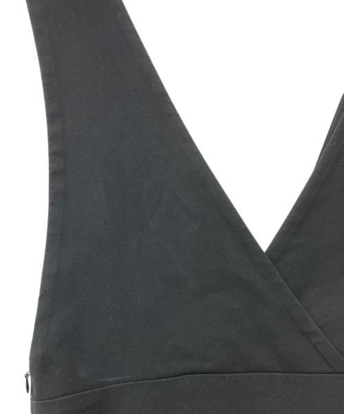 ADORE（アドーア）ADORE (アドーア) ダブルクロスコットンワンピース ブラック サイズ:36の古着・服飾アイテム