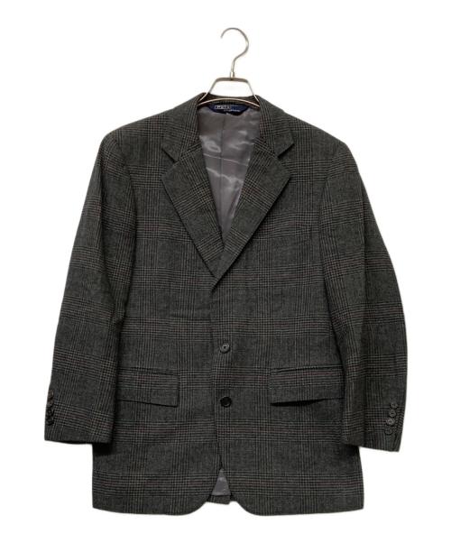 POLO RALPH LAUREN（ポロ・ラルフローレン）POLO RALPH LAUREN (ポロ・ラルフローレン) チェックジャケット ブラック サイズ:不明の古着・服飾アイテム