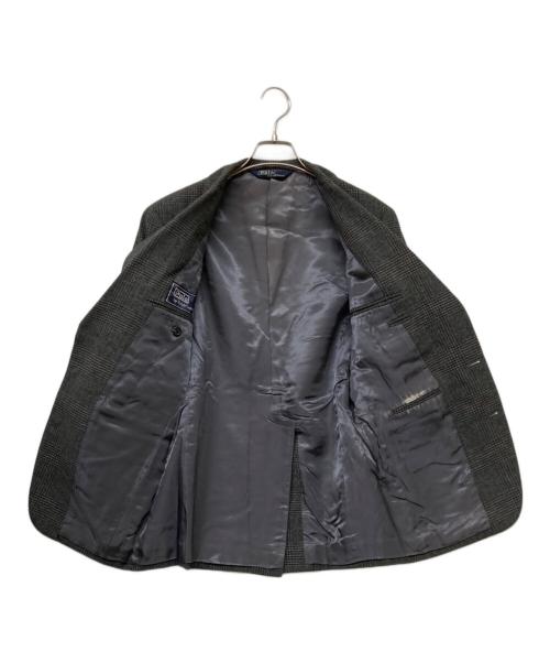 POLO RALPH LAUREN（ポロ・ラルフローレン）POLO RALPH LAUREN (ポロ・ラルフローレン) チェックジャケット ブラック サイズ:不明の古着・服飾アイテム