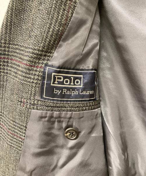 POLO RALPH LAUREN（ポロ・ラルフローレン）POLO RALPH LAUREN (ポロ・ラルフローレン) チェックジャケット ブラック サイズ:不明の古着・服飾アイテム