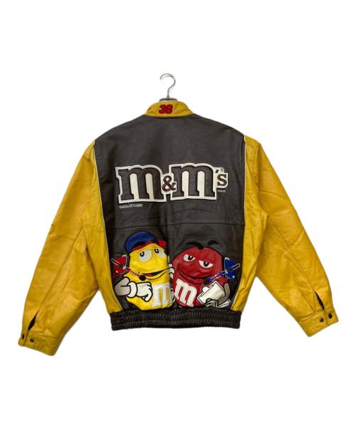 JH Design（ジェイエイチデザイン）JH DESIGN (ジェイエイチデザイン) 古着 M&M's レーシングジャケット ダークブラウン サイズ:Lの古着・服飾アイテム